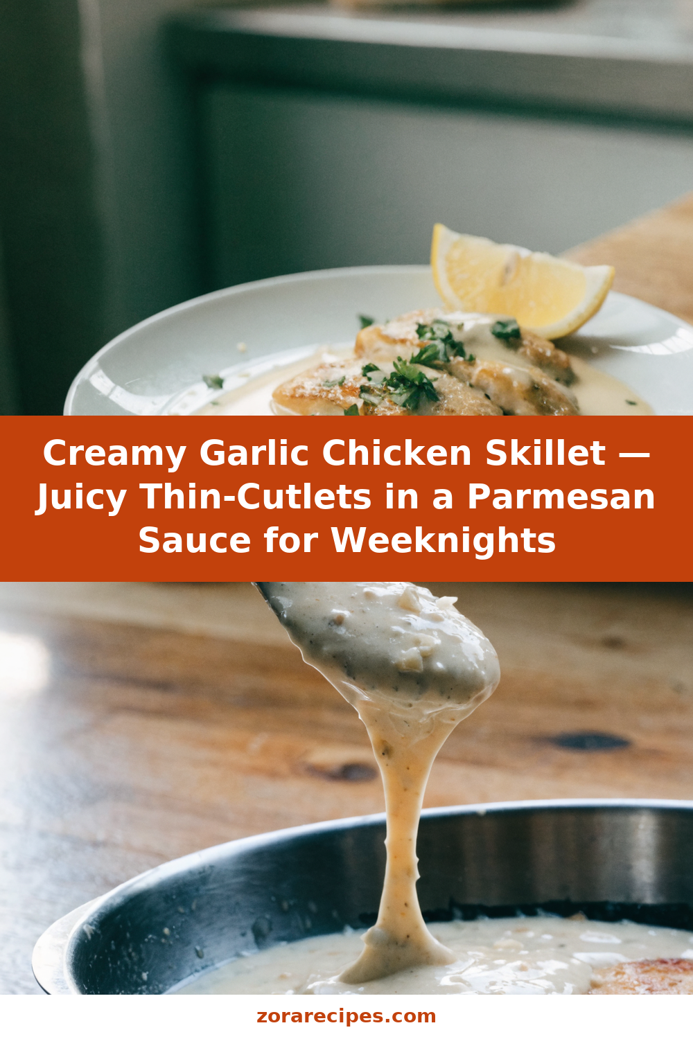 Creamy Garlic Chicken Skillet