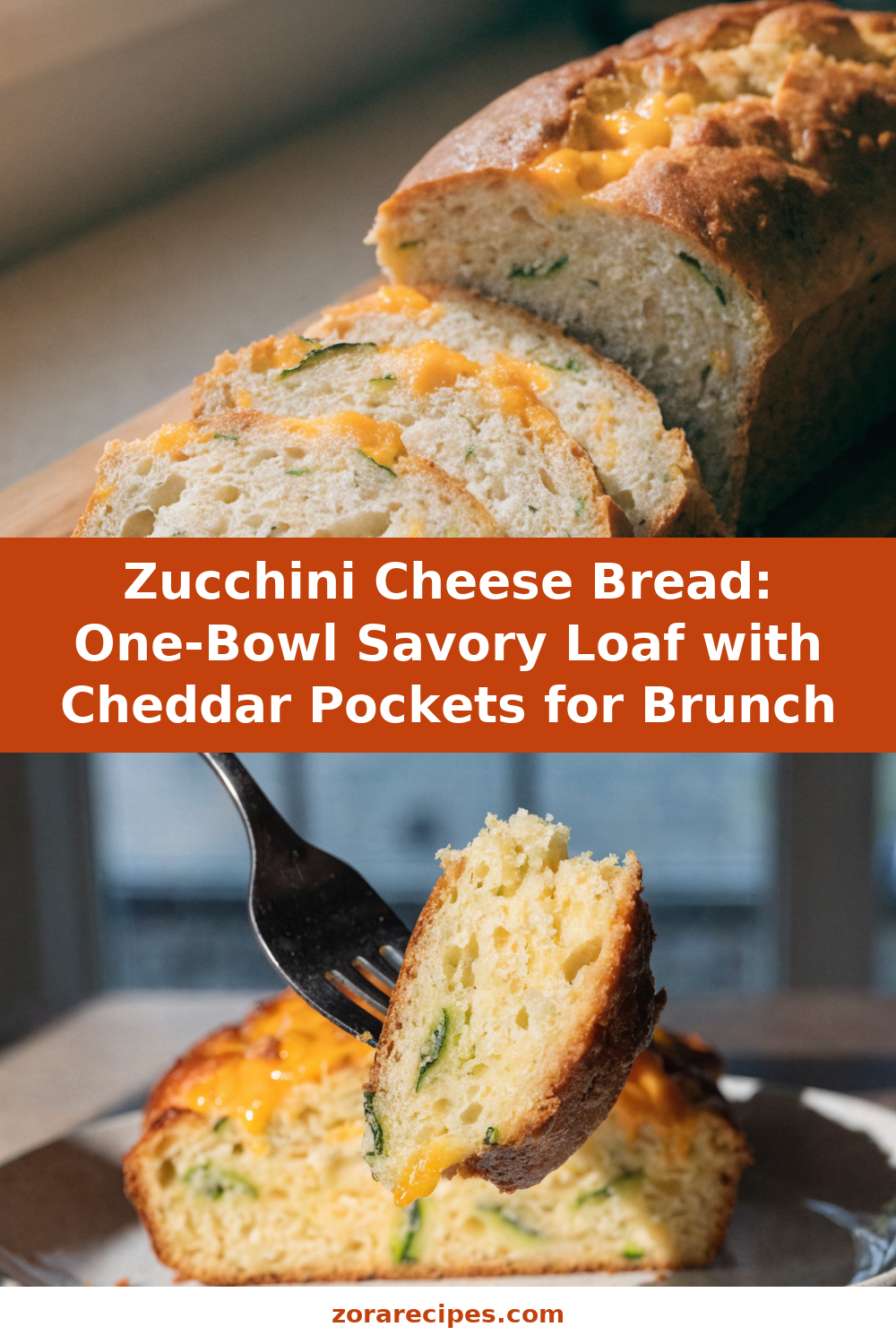 Zucchini Cheese Bread (Moist, Savory Loaf)