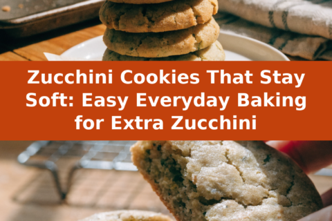 Zucchini Cookies That Stay Soft: Easy Everyday Baking for Extra Zucchini Pinterest recipe pin